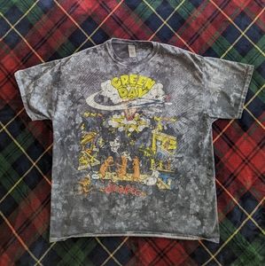 Men's Green Day "Dookie" Tie-Dye band shirt - XL